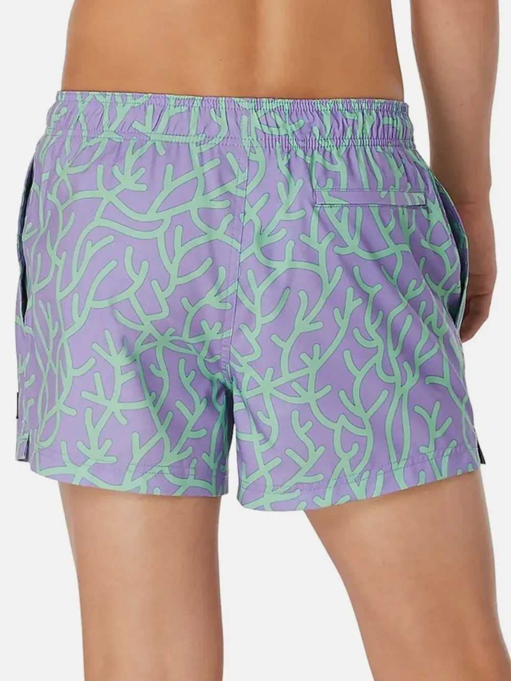Speedo Paisley Purple Redondo Edge Volley Swim Short 2xl